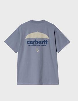 Camiseta Carhartt WIP S/S Covers Bay Blue