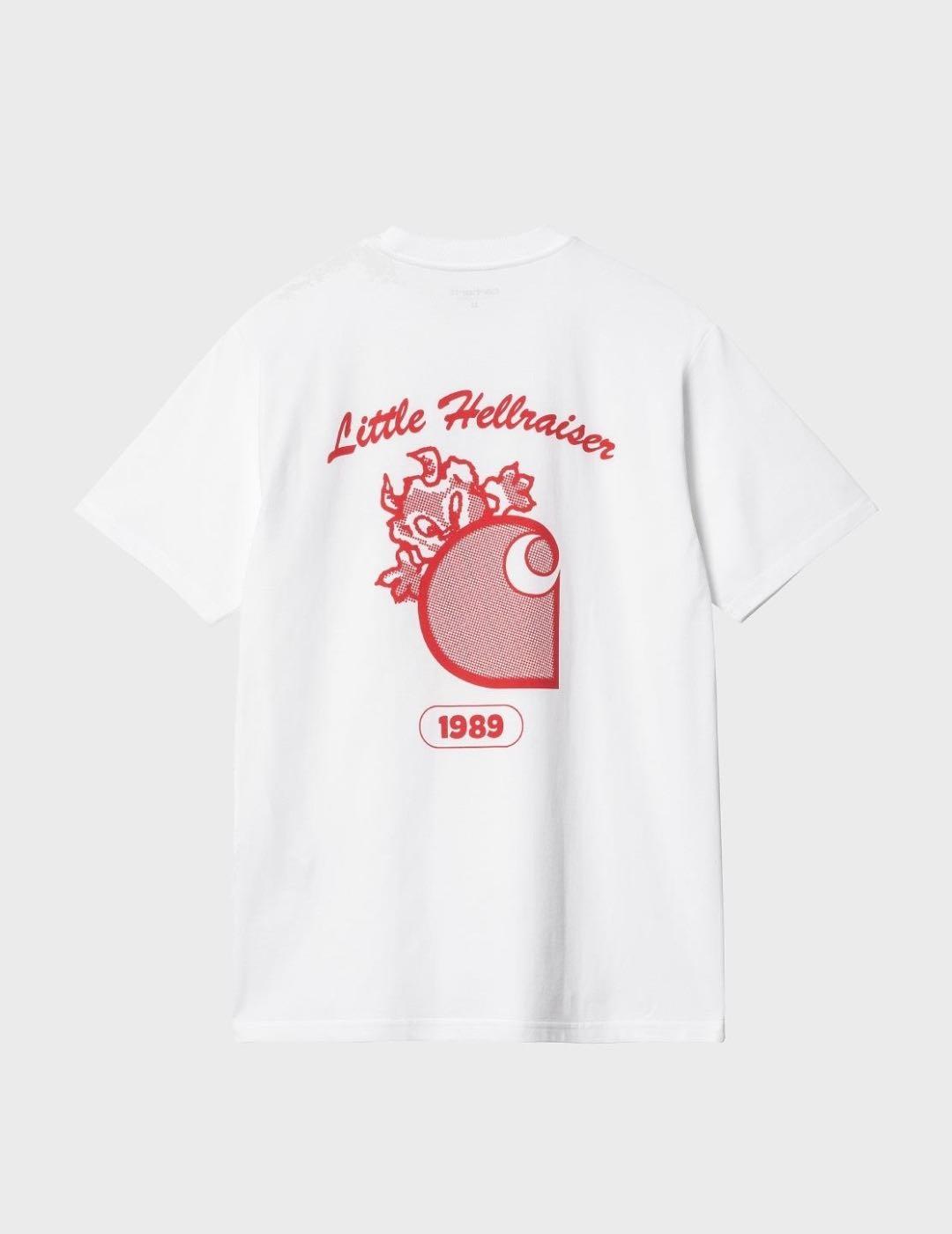 Camiseta Carhartt WIP S/s Little Hellraiser White