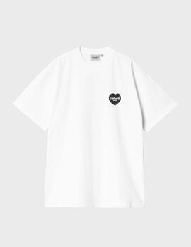 Camiseta Carhartt WIP S/S Heart Bandana White/Blck