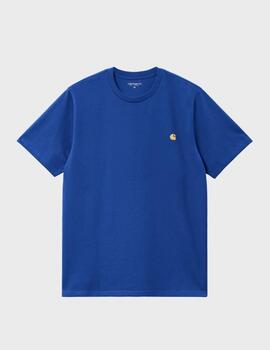 Camiseta Carhartt WIP S/S Chase Acapulco/Gold