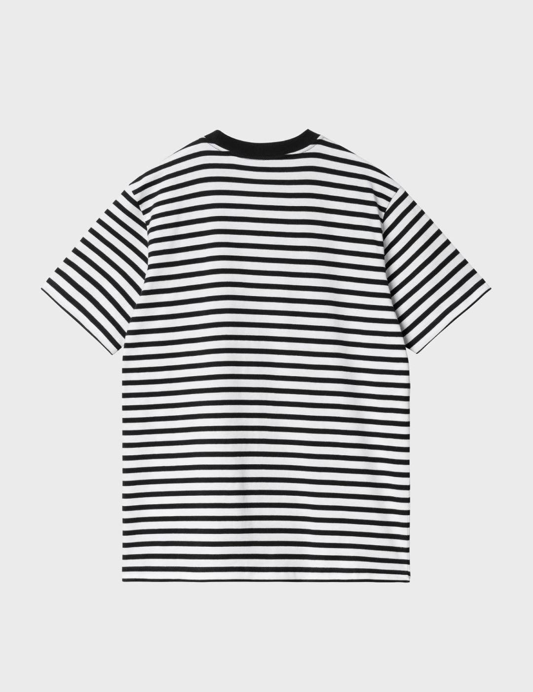 Camiseta Carhartt WIP Seidler Pocket SS/BlackWhite