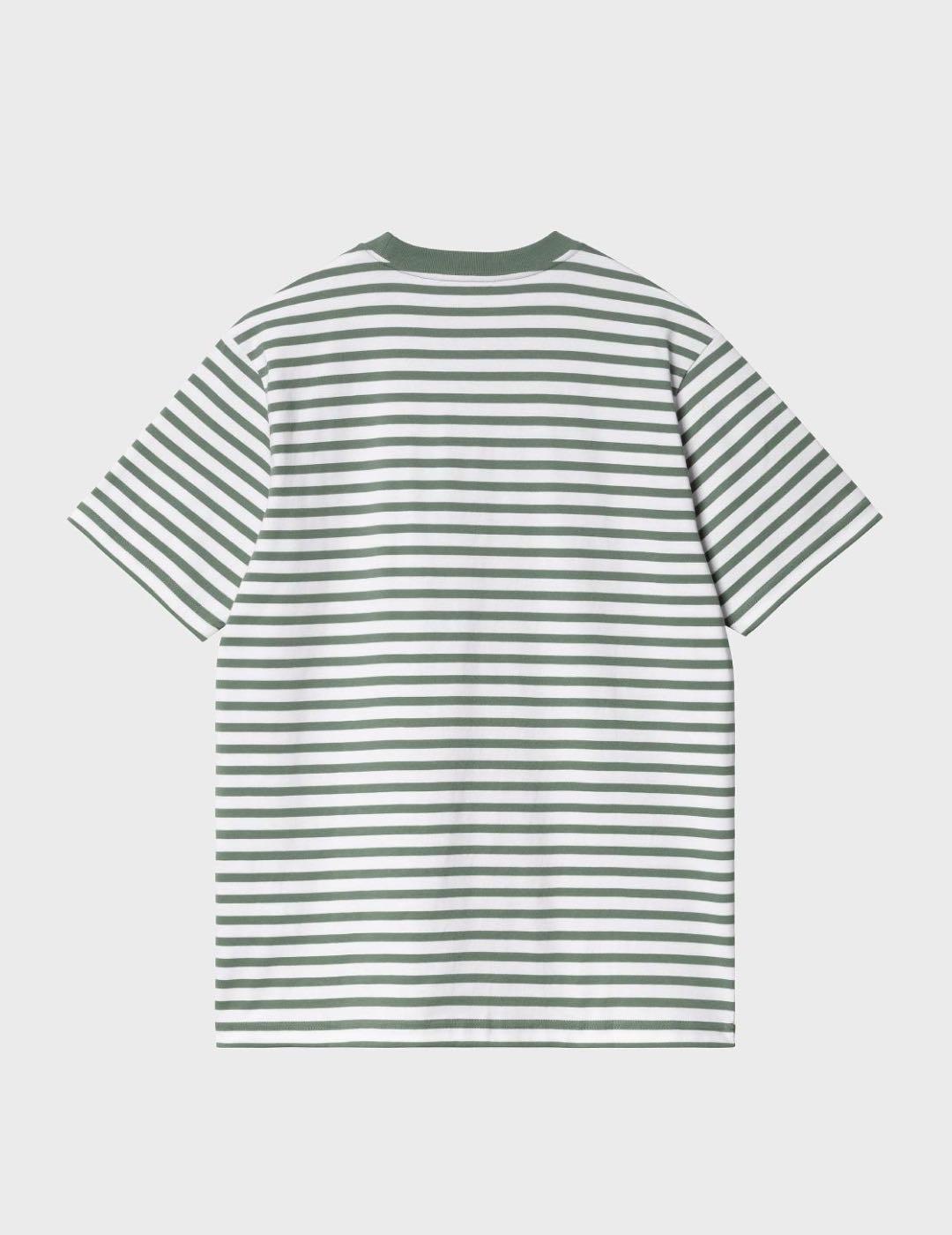 Camiseta Carhartt WIP Seidler Pocket SS/ParkWhite