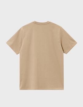 Camiseta Carhartt WIP S/S Chase Unisex Sable Gold