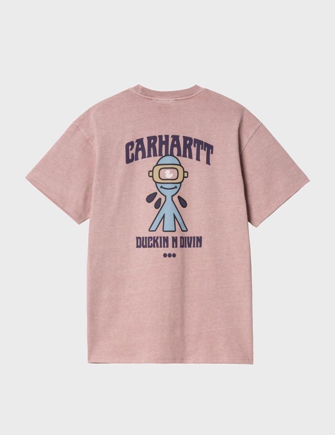 Camiseta Carhartt WIP S/s Duckin Pink GD