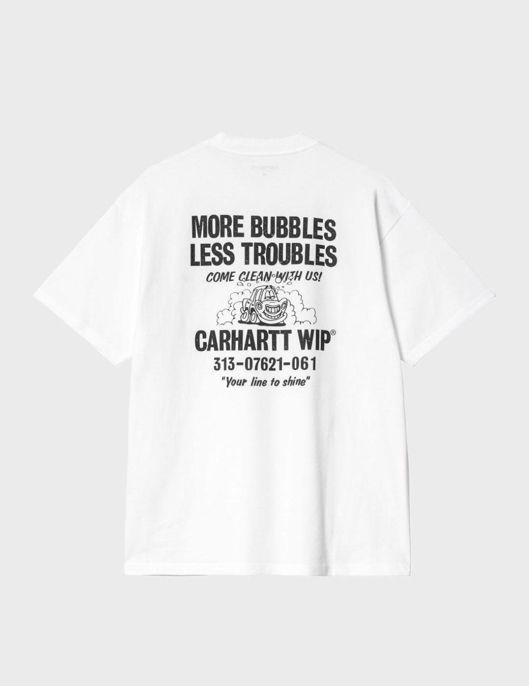 Camiseta Carhartt WIP S/s Less Troubles White
