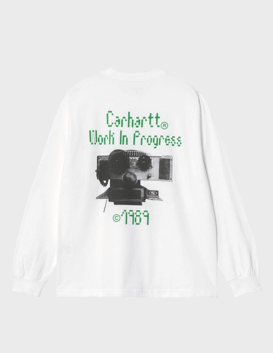 Camiseta Carhartt WIP L/s Soundface White