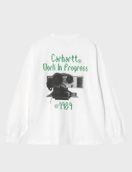 Camiseta Carhartt WIP L/s Soundface White