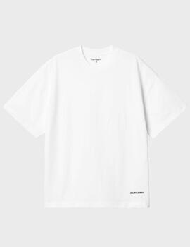 Camiseta Carhartt WIP S/s Link Script White/Black