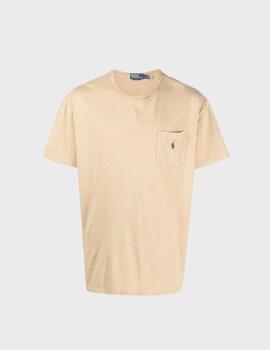 Camiseta Polo Ralph Lauren Pocket Khaki