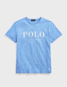 Camiseta Polo Ralph Lauren Custom Slim Fit Blue