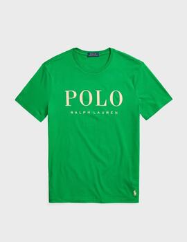 Camiseta Polo Ralph Lauren Custom Slim Fit Green