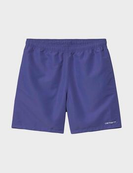 Bañador Carhartt WIP Island Swim Trunks Razzmic/Wh