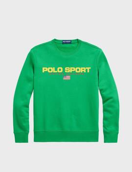 Sudadera Polo Sport Ralph Lauren Crewneck Green