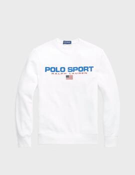 Sudadera Polo Sport Ralph Lauren Crewneck White