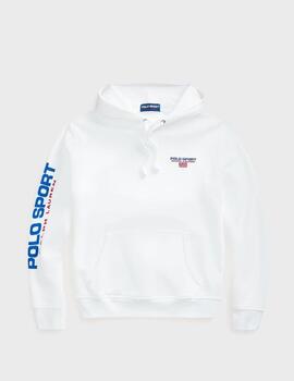 Sudadera Polo Sport Ralph Lauren Hoodie White