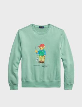 Sudadera Polo Bear Ralph Lauren M Classics Green