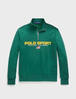 Sudadera Polo Sport Ralph Lauren Half Zip KellyGreen