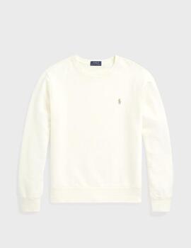 Sudadera Polo Ralph Lauren M Classic Cream