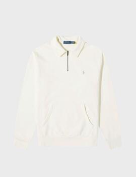 Sudadera Polo Ralph Lauren MClassisc 1/4 Zip Cream