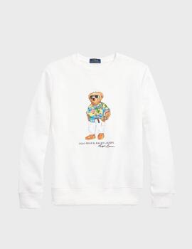 Sudadera Polo Ralph Lauren Bear M Classics White