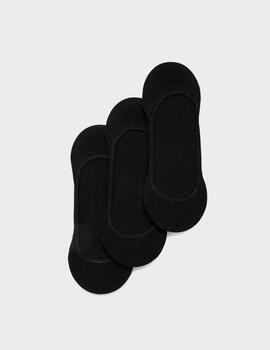 Calcetines Invisibles Polo Ralph Lauren 3 pares Black