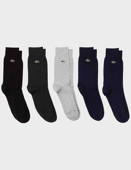 Calcetines Lacoste Pack 5 RA8069-00 G/GO/M/N