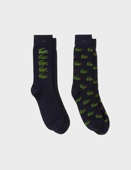 Calcetines Lacoste RA1513 Pack2 BleuMarine