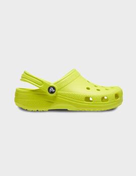 Zuecos Crocs Classic U Verde Lima