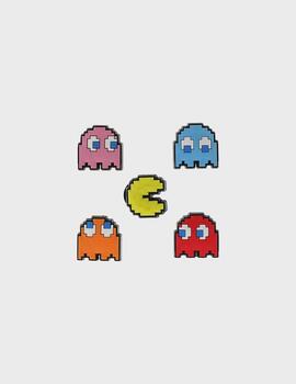 Pin Crocs Jibbitz Pack 5 Pac Man Multi