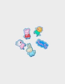 Pin Crocs Jibbitz Pack 5 Peppa Pig