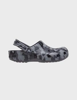 Zuecos Crocs Classic U Printed Camo Clog SlateGrey