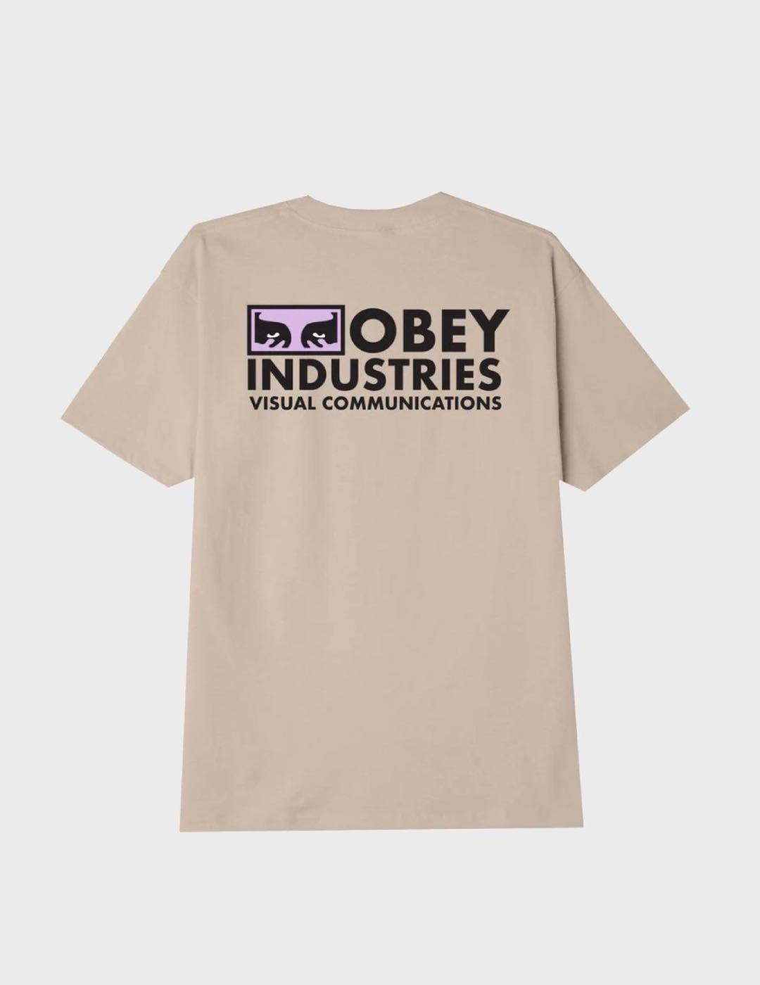 Camiseta Obey Visual Communications Sand