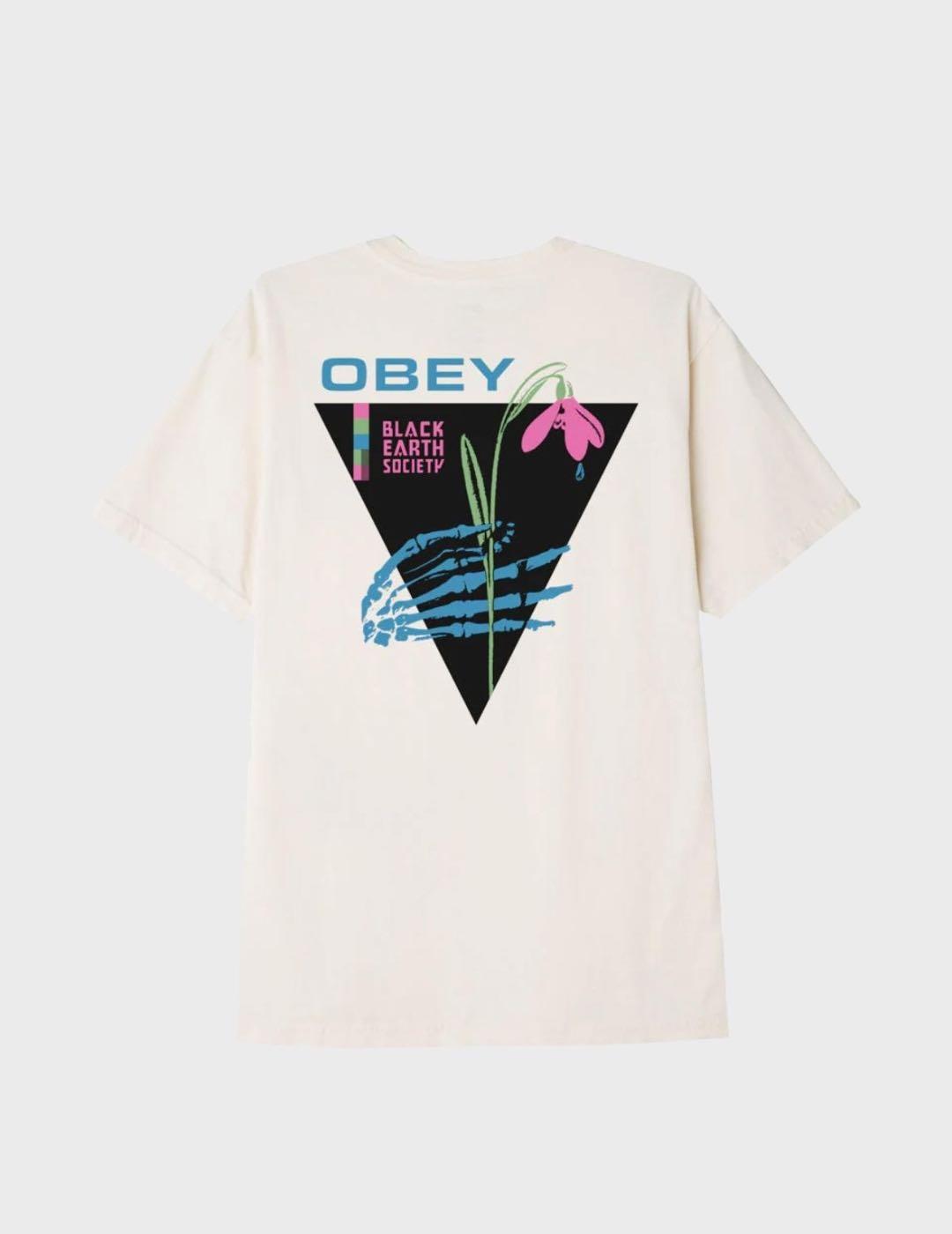 Camiseta Obey Black Earth Society Sago