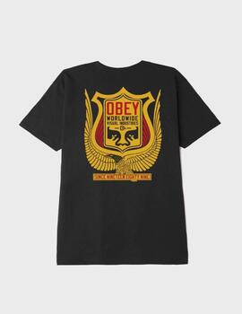 Camiseta Obey Eagle & Badge Black
