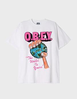 Camiseta Obey The World Is Yours White