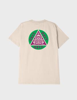 Camiseta Obey Pyramid Cream