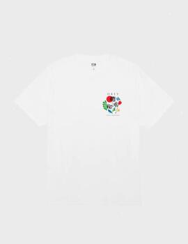 Camiseta Obey Flowers Papers Scissors White