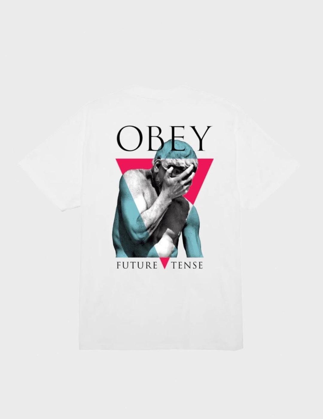 Camiseta Obey Future Tense White