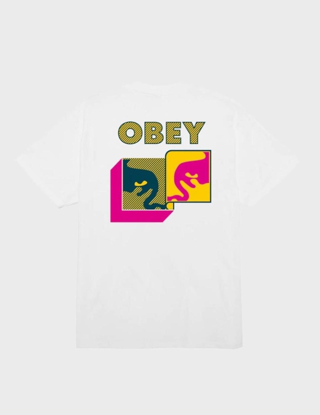 Camiseta Obey Post Modern White