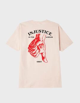 Camiseta Obey Thumbs Down Cream