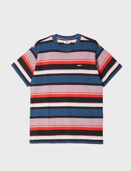 Camiseta Obey Storming Stripe Multi