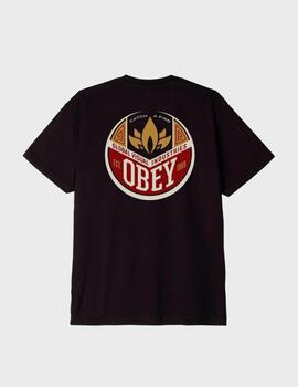 Camiseta Obey Catch A Fire Black