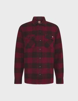 Camisa Dickies New Sacramento L/S MaroonGranate