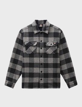 Camisa Dickies New Sacramento L/S GreyMelange