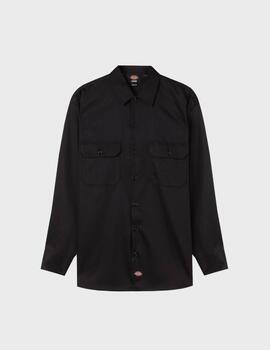 Camisa Dickies Work Shirt L/S Blk Black