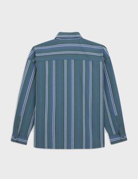 Camisa Dickies Glade Spring L/S VS Verde/Azul/Bl