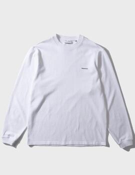 Camiseta Edmmond Mini Logo LS PlainWhite