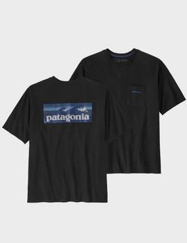 Camiseta Patagonia Ms Boardshort Logo Pocket Black