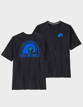 Camiseta Patagonia Ms Rubber Tree Mark Black