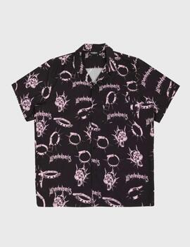 Camisa Wasted Paris All Over Spike BLACK